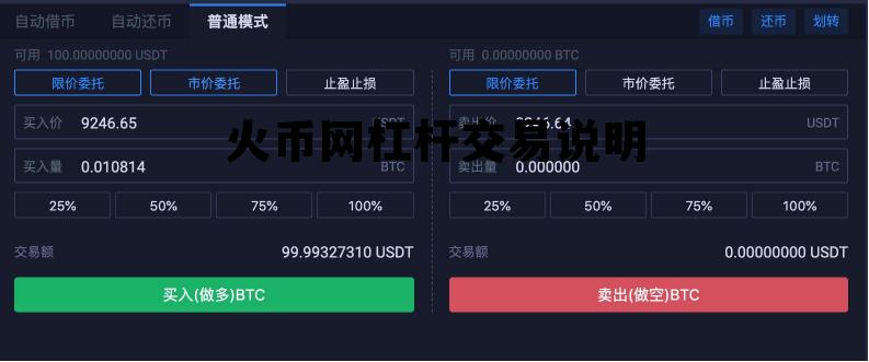 火币网杠杆交易是什么意思 火币网杠杆交易说明