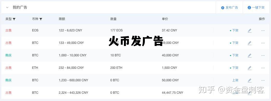 火币网怎么做广告商 火币发广告