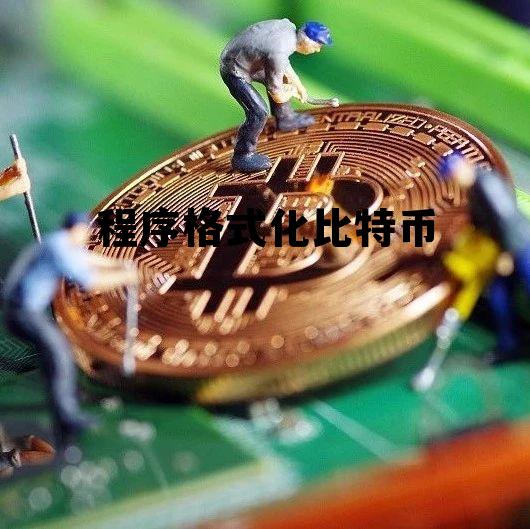 存比特币的硬盘格式化了 程序格式化比特币