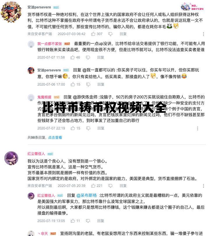 铸币税 比特币 比特币铸币权视频大全