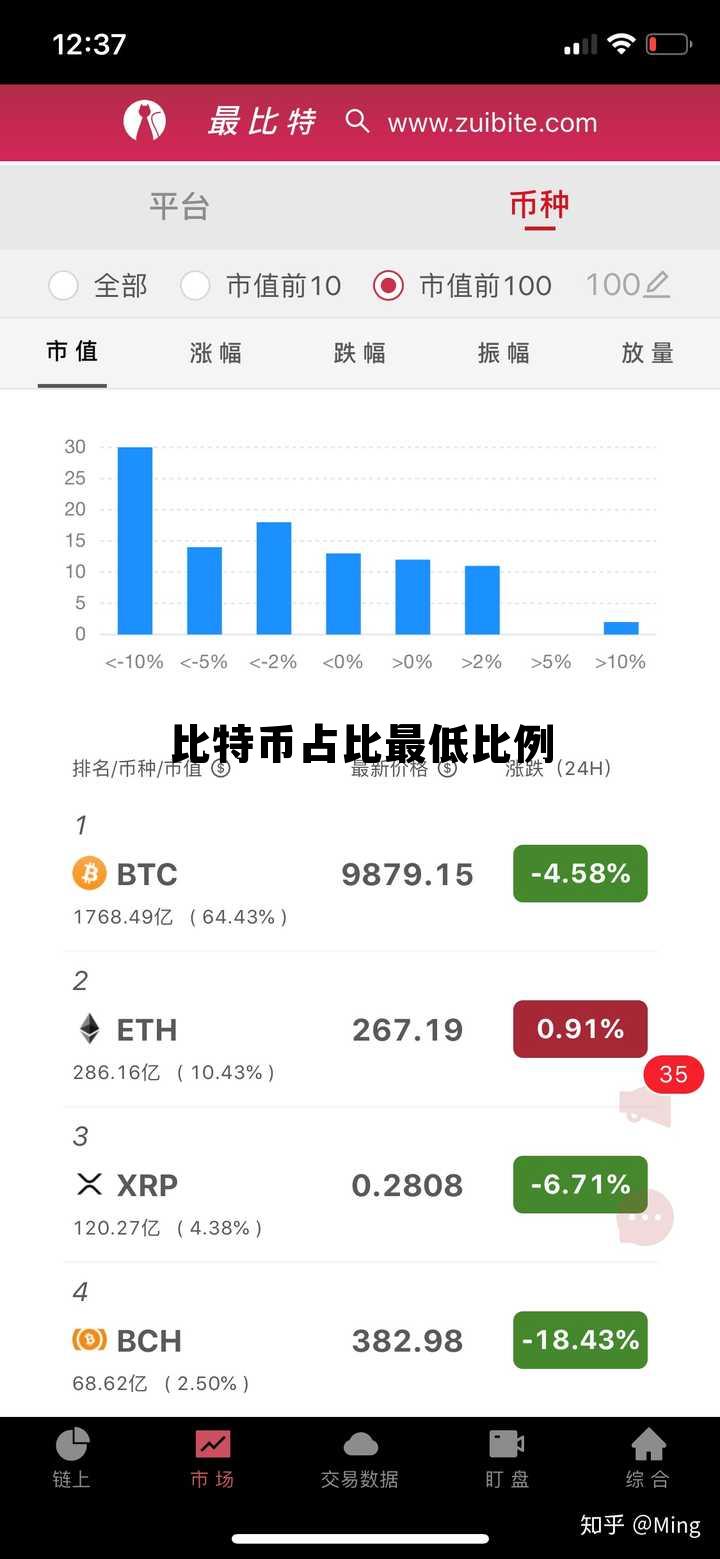 比特币占比多少的含义 比特币占比最低比例